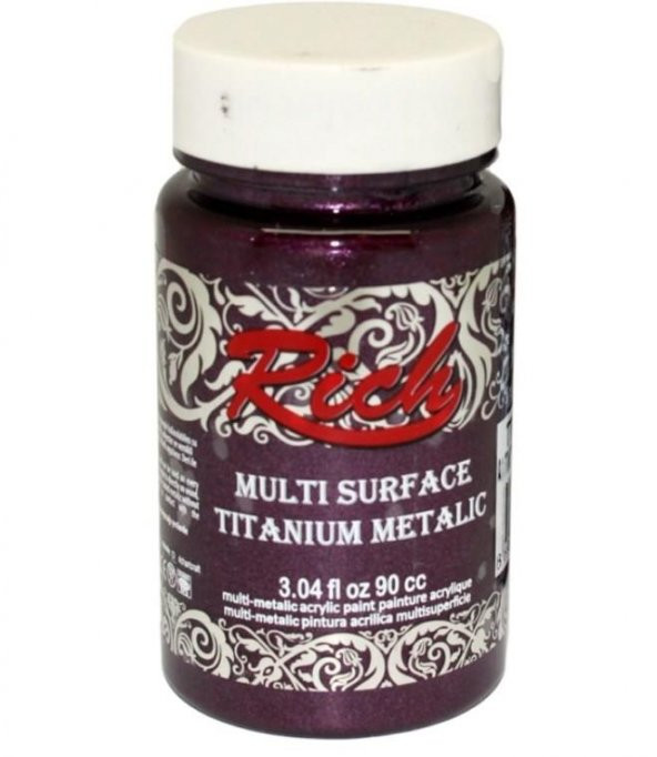 Rich Multi Surface Titanium 2560 Antik Mürdüm Metalik 90 cc ürün görseli