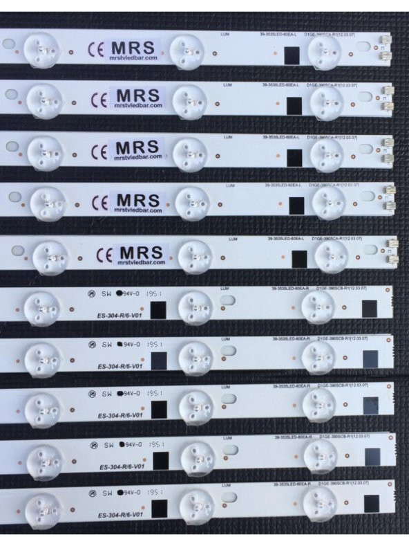 SAMSUNG UE39EH5003 LED BAR, 39-3535LED-60EA-L, 39-3535LED-60EA-R, D1GE-390SCA-R1 - Resim 4