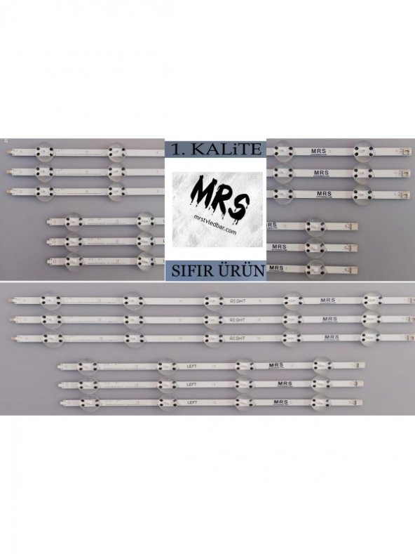 ARÇELİK A49L 8900 5B, BEKO B49L 8900 5A, 49 GDU 7810B, B49L 8860 5S LED BAR - 1