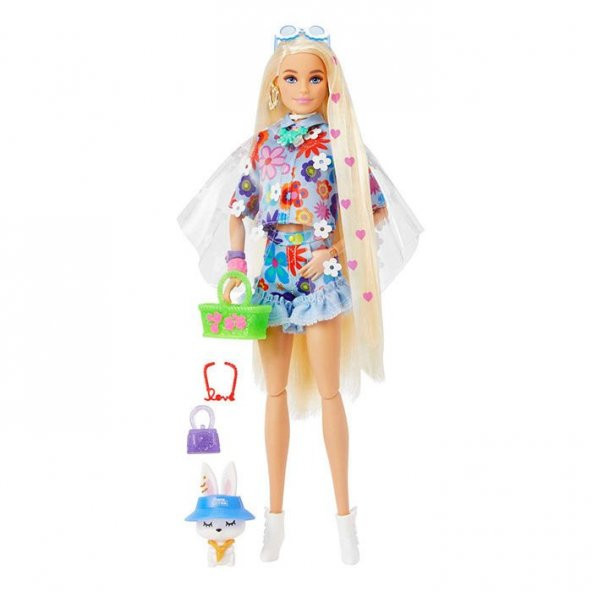 Barbie Extra Ceketli Bebek GRN27 HDJ45