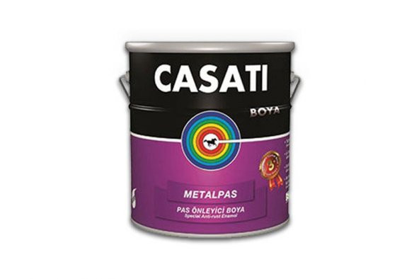 Casati Metalpas Pas Önleyici Boya Gümüş 0,75 Litre