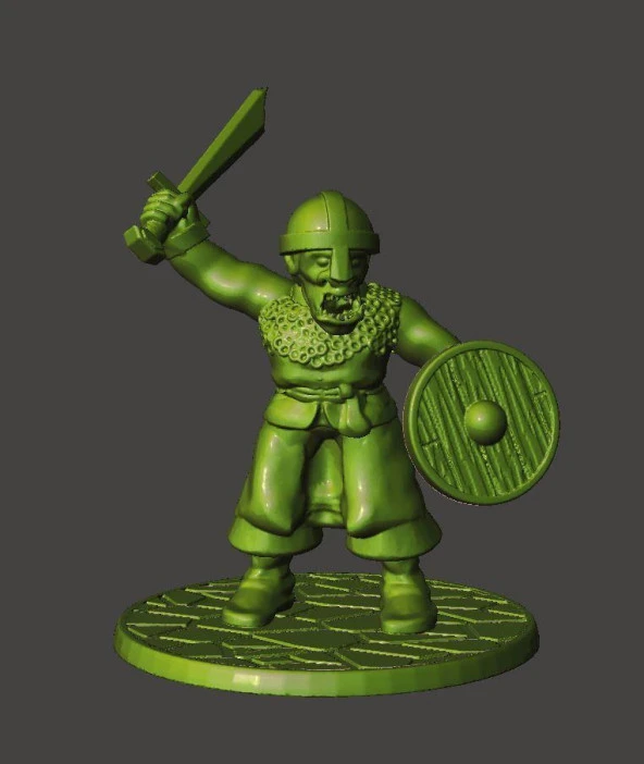 28Mm - Ork / Goblin / Hobgoblin Kılıç 2 İle Minyatürleri Plastik Aparat