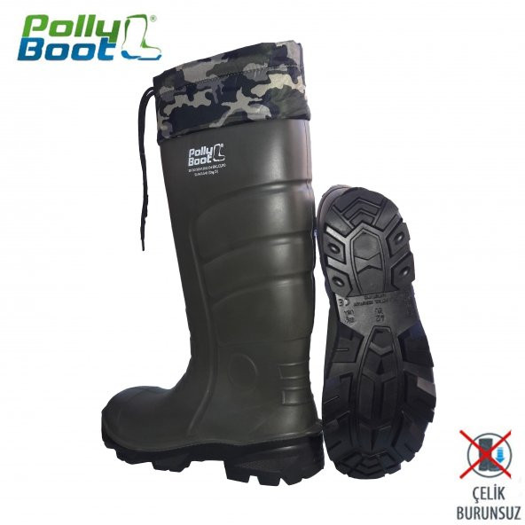 Pollyboot Vega 47 Numara Boğazlı Poliüratan Çizme - 2