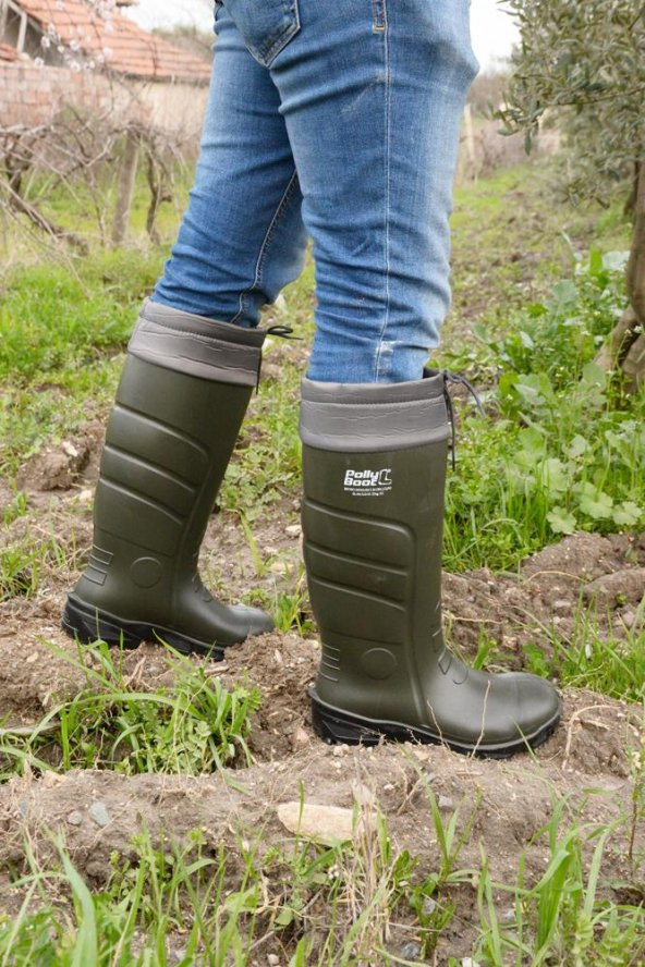 Pollyboot Vega 47 Numara Boğazlı Poliüratan Çizme - 5