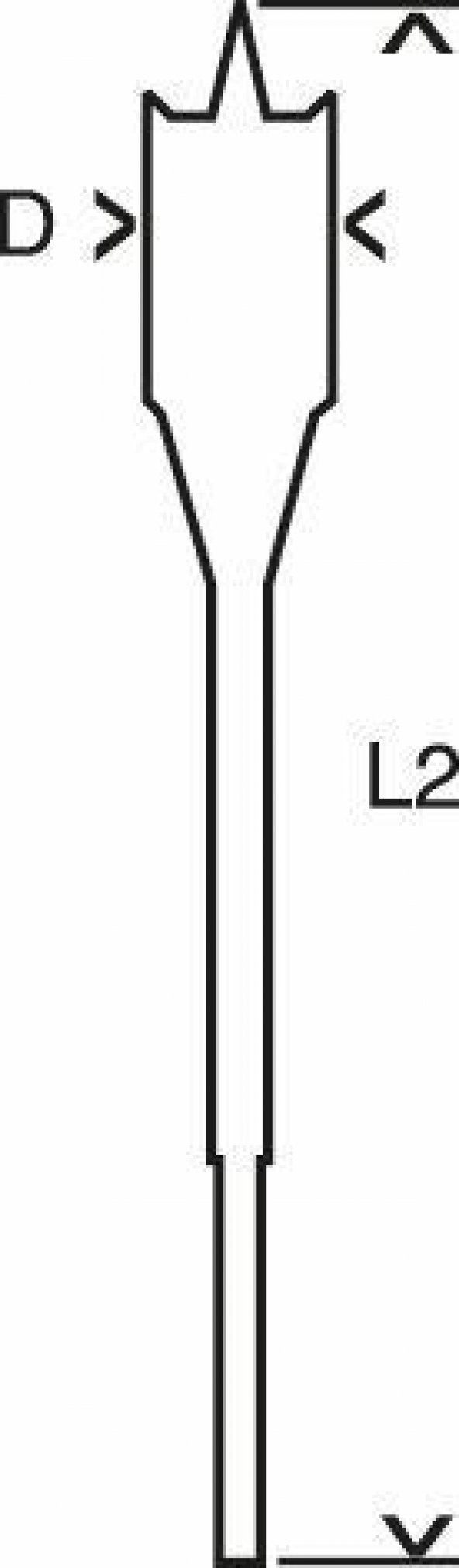 Bosch 30X152 Altıgen Yassı Ahşap Maktap Ucu - 3