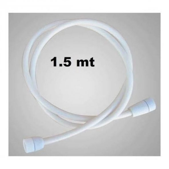 Şofben Plastik Duş Hortumu 12X12 150 cm ürün görseli 1