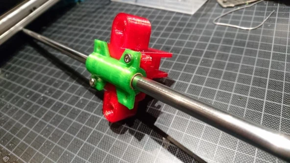Hypercube 3D Yazıcı Çift Pirinç Burç Tutucu Xy Plastik Aparat
