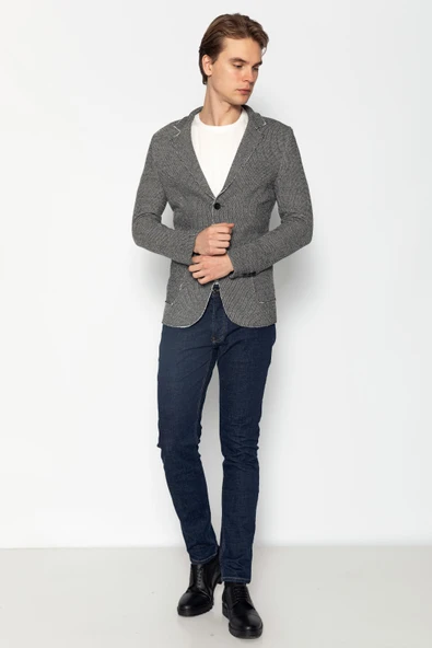 CEKMON Erkek Triko Spor Ceket - 2