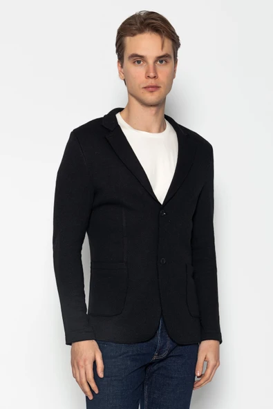 CEKMON Erkek Triko Spor Ceket - 6