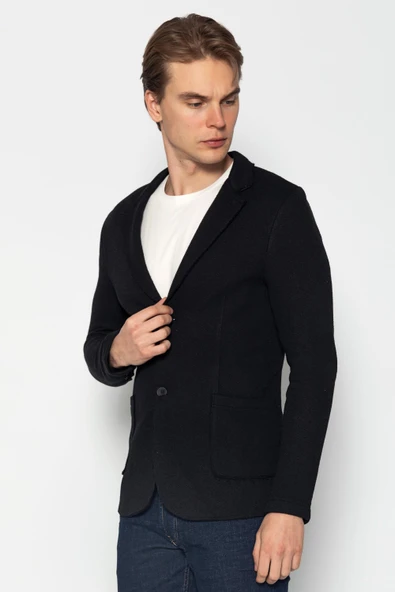 CEKMON Erkek Triko Spor Ceket - 8