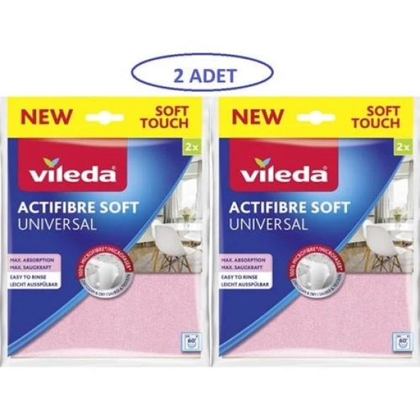 VİLEDA  ACTİFİBRE BEZ 2 Lİ 148674 x 2 adet