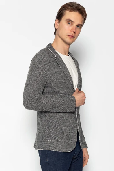 CEKMON Erkek Triko Spor Ceket - 3