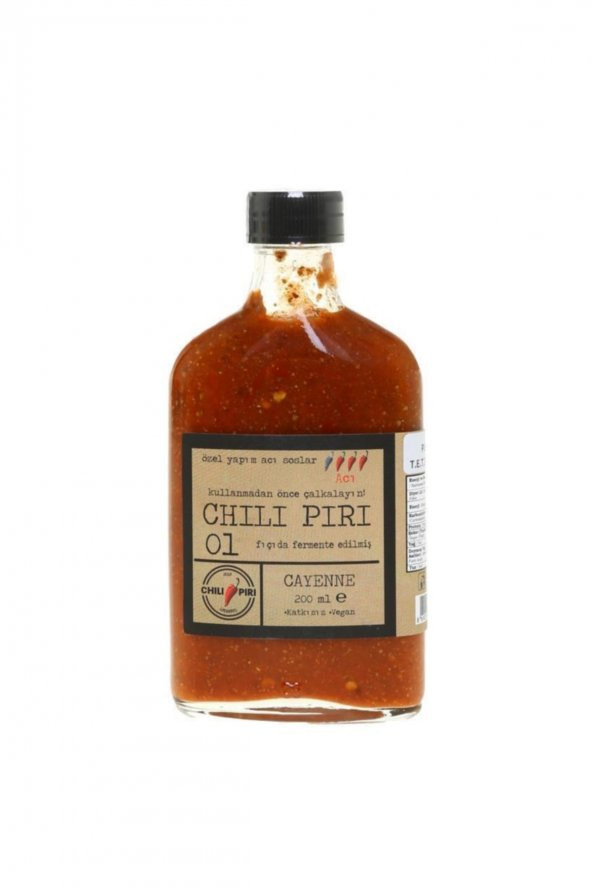 Chili Piri Fermante Acı Sos No:1 - 200 ml