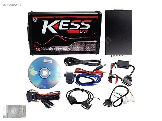 Kess V2 Euro Clone V2.80 Chip Tuning ve İptal Cihazı kırmızı board + Ücretsiz Uzaktan Kurulum