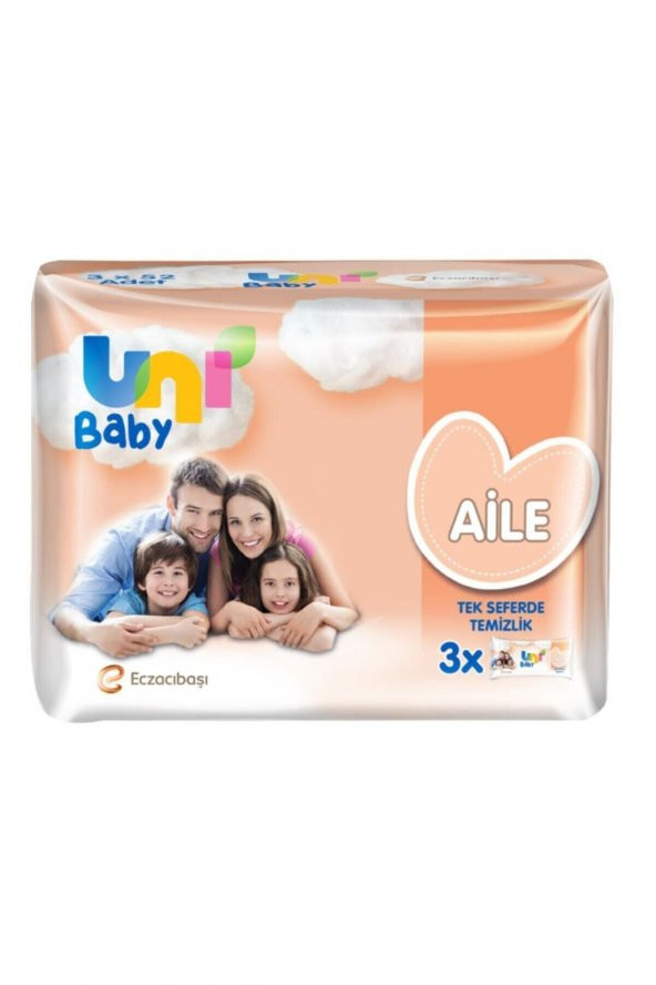 Uni Baby Aile Islak Mendil 24 Lü (24x52)1248yaprak