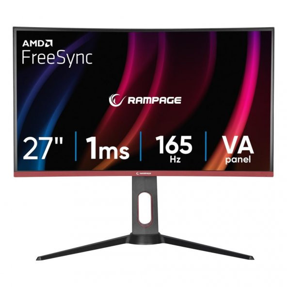 Rampage VOYAGER VY27R165C 27" 1 ms Full HD FreeSync Curved Pivot Oyuncu Monitörü