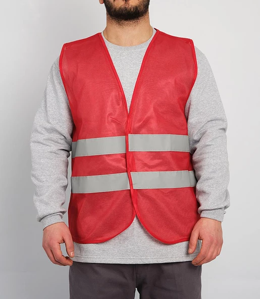 Bestguard İşçi Tipi Reflektörlü  İkaz Yeleği - 5