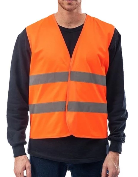 Bestguard İşçi Tipi Reflektörlü  İkaz Yeleği - 8
