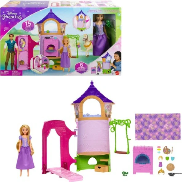 Disney Princess Prenses Rapunzel'in Kulesi HLW30 Lisanslı Ürün
