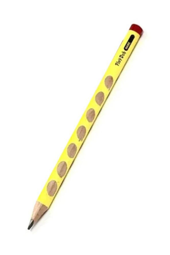 İlk Kalemim Jumbo Üçgen Başlangıç Kalemi Siyah 3 Adet Playdoh Jumbo Kurşun Kalem Oluklu Gövde Triangular - 3