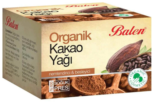 Balen Organik Kakao Yağı 50 ML