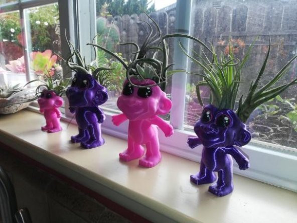 Troll Doll Planter Remix Plastik Aparat