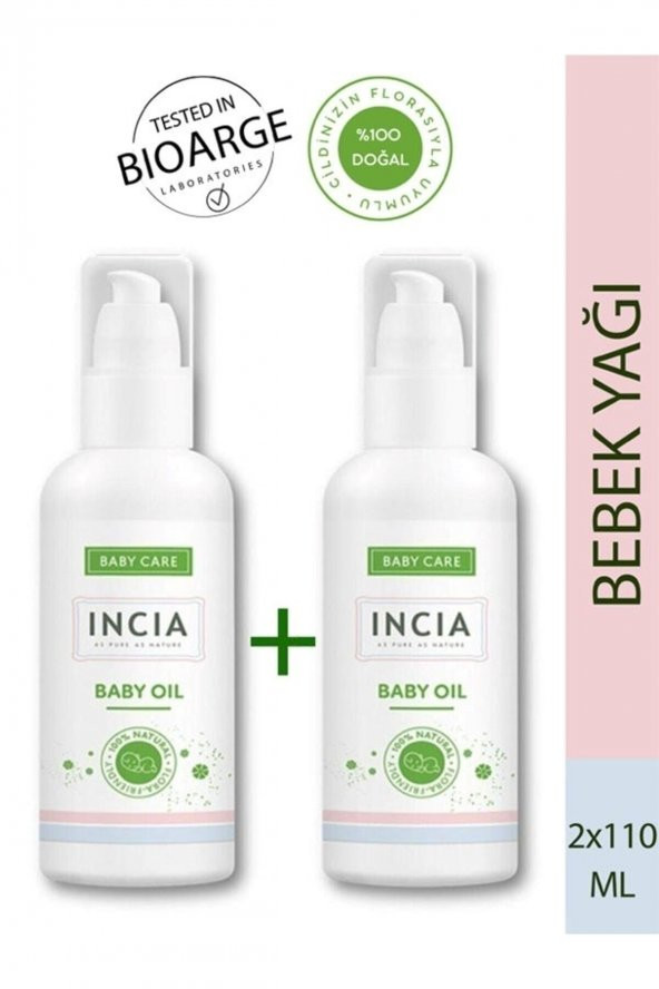 Incıa Bebek Yağı 110ml X 2 Adet