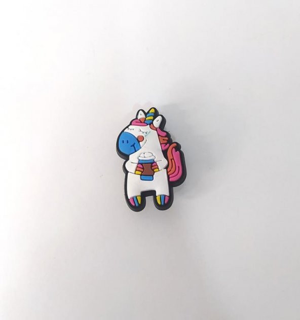 Terlik Süsü Silikon Terlik Sandalet Tokası Unicorn Aksesuar - 2