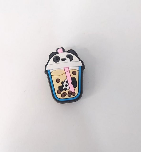 Terlik Süsü  Silikon Terlik Sandalet Tokası Panda Bardak  Aksesuar - 2