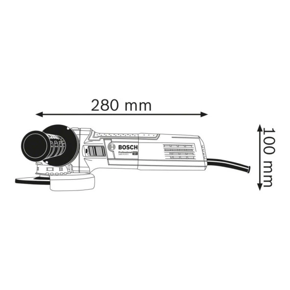 Bosch Gwx 9 115 S X-Lock Özellikli Devir Ayarlı Avuç Taşlama 900 Watt 06017B1000 - 2