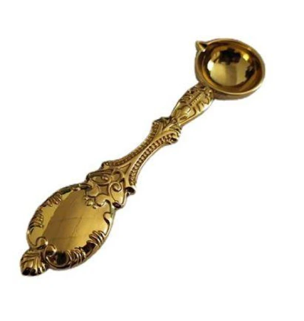 Mum Mühürü Uygulama Seti Döküm Metal Gold Renk - Resim 3