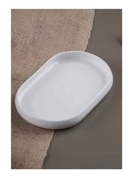 Acar SCT21.0229 Bianco Porselen Oval Tabak 20 Cm 6 Lı