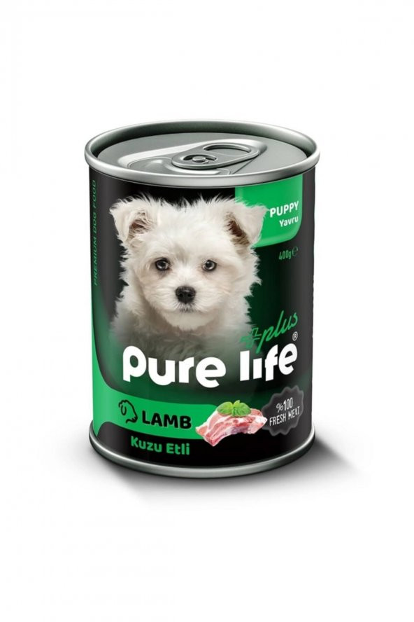 Pure Lıfe Kuzu Etli Yavru Köpek Konserve Mama 400gr X 12 ADET