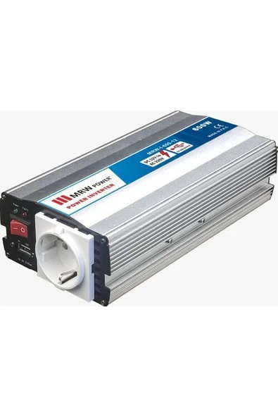 Inverter 600 Watt 12vdc-220vac Şarjlı Dc/ac Powertam Sinüs Inverter Mtı--12s