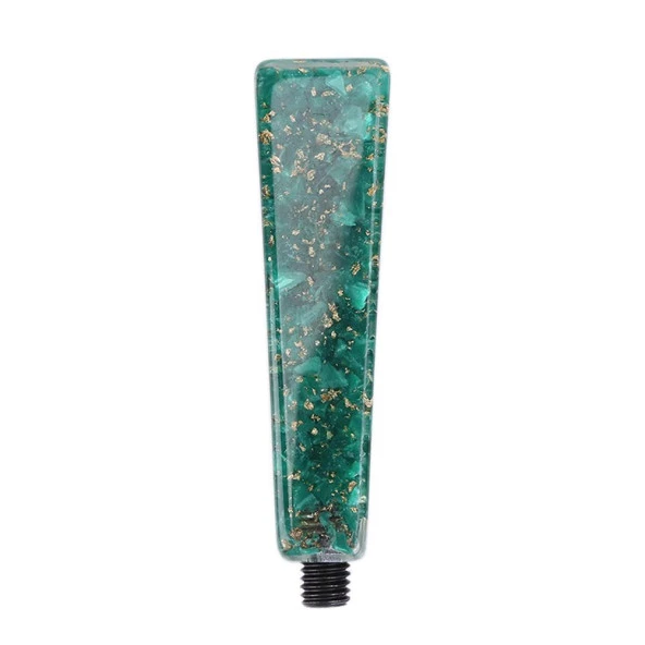 Mum Mühürü Sapı ABS Reçine El Yapımı Simli Yeşil M8 Dişli ürün görseli