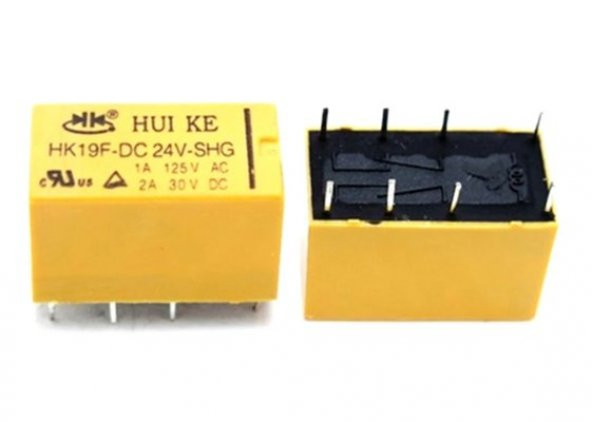 HK19F-DC24V-SHG Röle 8 Pin x 1 adet (rf007)