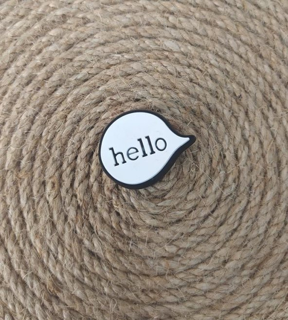 Terlik Süsü  Silikon Terlik Sandalet Tokası Hello Aksesuar - 2