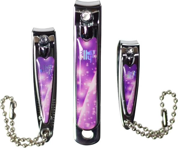 Elly Büyük,küçük Ve Orta Boy 3' Lü Tırnak Makası Seti 02