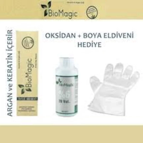 Biomagic Organik H.Madde Saç Boyası+Oksidan