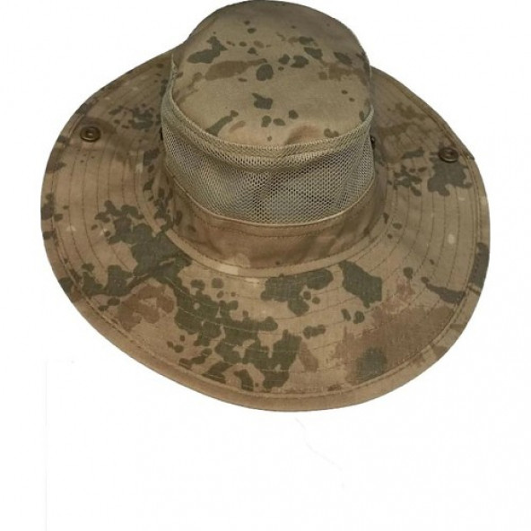 Jandarma Kamuflaj Askeri Fileli Jungle Şapka - 2