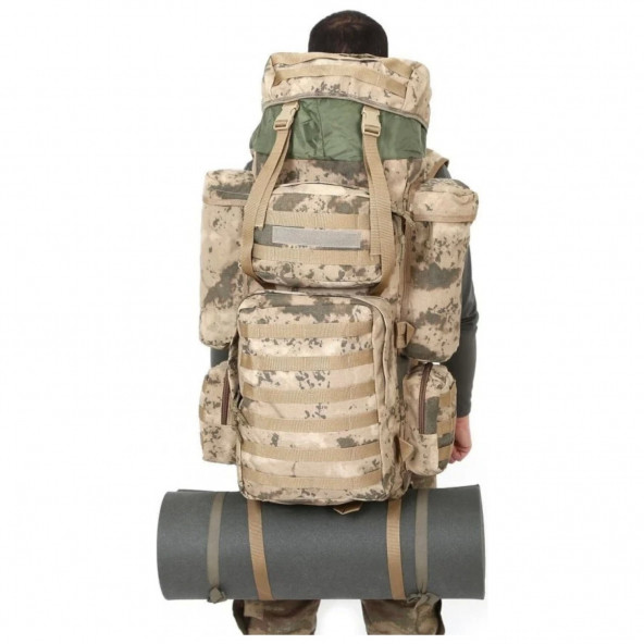 110 Litre Askeri Taktik Operasyon Jandarma Kamuflaj Kamp Çantası