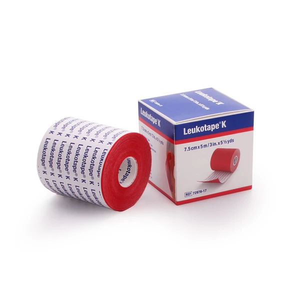Leukotape K 7,5cm x 5m Bsn Kinesiotape Kırmızı - 2