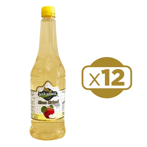 Yakamoz Elma Sirkesi 750 ml Pet x 12 Adet ürün görseli 1