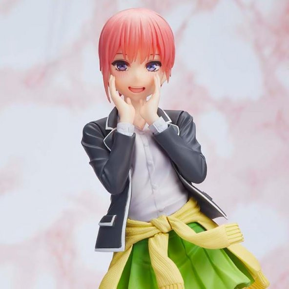 Anime The Quintessential Quintuplets Ichika Nakano Eşsiz Beşizler Karakter Figür Oyuncak Standlı Biblo 14666 - 3