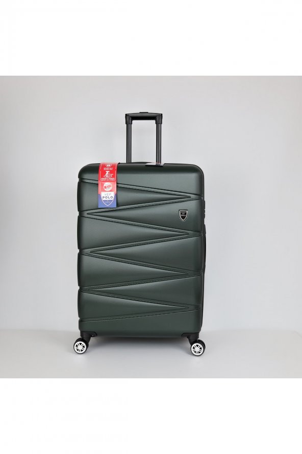 Yefa Dayanıklı Unisex 4 Tekerlekli 3'lü Set Plastik Valiz Seti - Resim 7