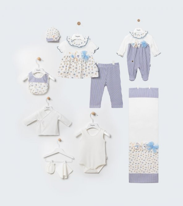 Yenidoğan Hastane Çıkışı Kız Bebek 10'lu Set 12814