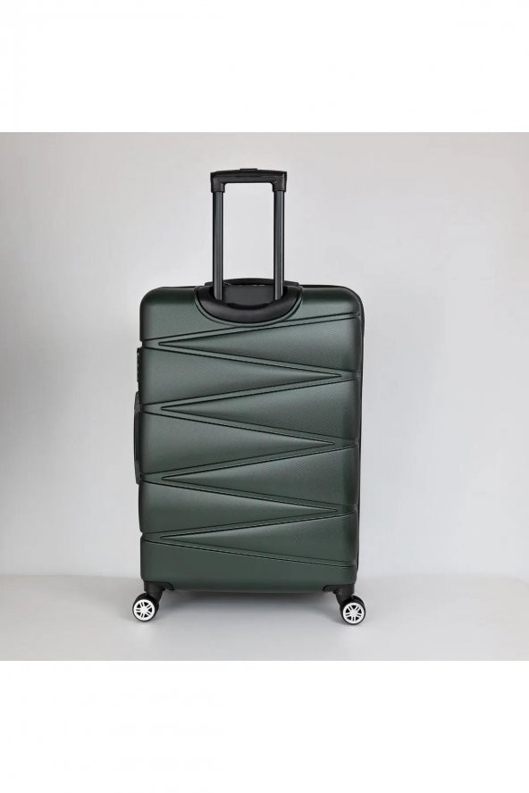 Yefa Dayanıklı Unisex 4 Tekerlekli Plastik Kabin Boy Valiz - Resim 2