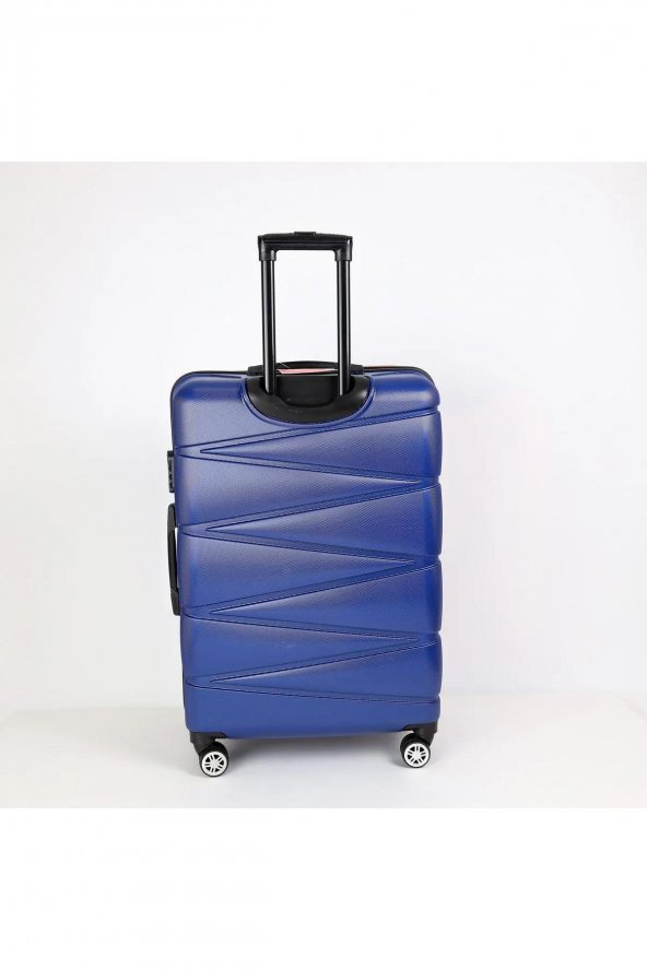 Yefa Dayanıklı Unisex 4 Tekerlekli Orta Boy Plastik Valiz - Resim 2