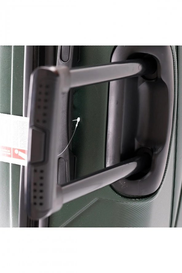 Yefa Dayanıklı Unisex 4 Tekerlekli Büyük Boy Plastik Valiz - Resim 3