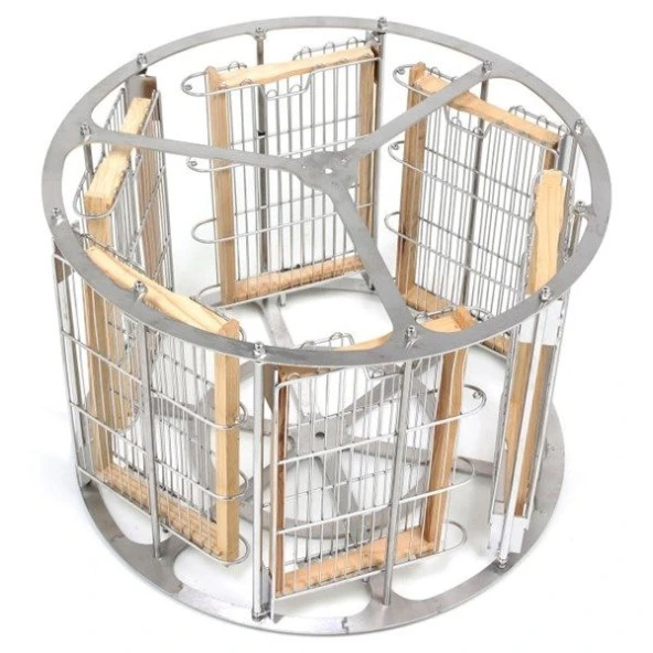 Benka 6 Çerçeveli Yatarlı Bal Süzme Makinesi Tam Otomatik AISI 304 - 4